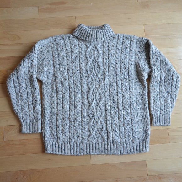 L.L. Bean Other - Vintage LL Bean Fisherman Wool Knit Sweater Aran